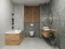 Плитка керамогранітна Opoczno Newstone Grey 598x598x8 