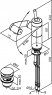 Змішувач для умивальника та біде Damixa Arc 298217400-26821