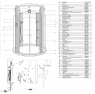 Левая половина душевой двери Hansgrohe 29921450