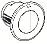 Пневмоклавиша смыва унитаза Geberit 116.042.21.1, тип 01
