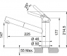Кухонний змішувач Franke Orbit Pull Out 115.0623.059 сахара