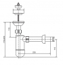 Сифон для раковины Sanit 31.001.00..0000
