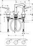 Смеситель для умывальника Hansgrohe Metropol Classic 31330090