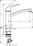 Смеситель для мойки Hansgrohe Focus 31826000
