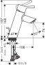 Смеситель для умывальника Hansgrohe Talis 32040000