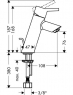 Смеситель для умывальника Hansgrohe Talis S2 32043000