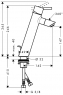 Смеситель для умывальника Hansgrohe Talis 32052000