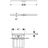 Решітка для душового каналу Geberit CleanLine 60 154.456.KS.1