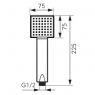 Душ ручний для душової системи Ferro S22BL-B