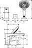 Смеситель для ванны Hansgrohe Metropol 32551000
