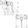 Смеситель для душа Hansgrohe Talis 32641000