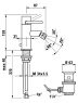Смеситель для биде Laufen Twinprime 3.4132.1.004.111.1