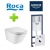 Комплект инсталляция Grohe Rapid SL 38772001 + унитаз Roca Gap Clean Rim A34H47C000 с сидением Soft Close