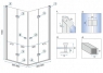 Душевая кабина Rea Double 8793136203 90x90 см