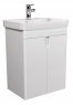 Тумба універсальна Мойдодир Simple White 55-U з умивальником River 55