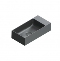 Умивальник керамічний 50 см Catalano Premium 15025VE чорний матовий