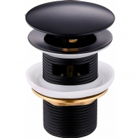 Донний клапан Perla PSA2201B нажимний 1/4 Click-Clack з переливом 