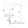 Смеситель для кухонной мойки Qtap Mayfair CRM 273F