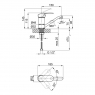 Смеситель для кухонной мойки Qtap Mars СRM 003М