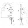 Смеситель для кухонной мойки Qtap Kuchyne 90102UC