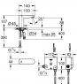 Смеситель сенсорный для умывальника Grohe Euroeco Cosmopolitan E 36384000