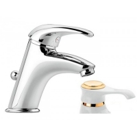 Змішувач для умивальника Emmevi Luxor BO7003R з пробкою