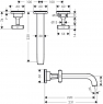 Смеситель для умывальника Axor Citterio E 36107000