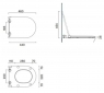 Сидіння для унітазу Catalano Canova Royal 5SSSTF00