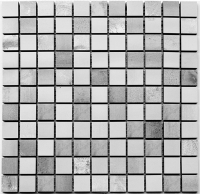 Мозаїка Котто Кераміка CM 3020 C2 White-Grey 300x300x10 