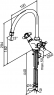 Смеситель для мойки Damixa Tradition 370050000