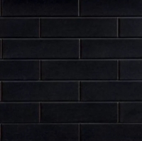 Плитка фасадна Cerrad Nero GLAZED 6,5x24,5x0,65 код 9706 