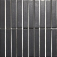 Мозаїка Котто Кераміка K 6021 Kit Kat Black Mat 252x300 