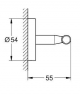 Крючок Grohe BauCosmopolitan 40461001