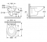 Унитаз подвесной Grohe Bau Ceramic 39427000