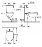 Унитаз напольный Grohe Bau Ceramic 39428000 с бачком 39437000