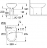 Биде напольное Grohe Bau 39432000