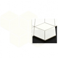 Мозаїка пресована Paradyz Moonlight Bianco Romb Hexagon 