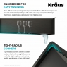 Кухонная мойка Kraus Kore KWF410-33PGM