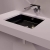 Умывальник Simas Agile S59 Glossy Black