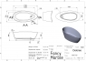 Ванна Fancy Marble Dolores 14170xxx 170х77 см