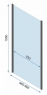 Душевая кабина Rea Fold KPL-09906 100x100 см