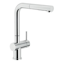 Змішувач для кухонної мийки Nobili Live LV00117CR з висувною лійкою хром 