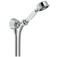Ручний душ Nobili AD143/7CR з підключенням та шлангом хром 