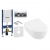 Комплект 5 в 1 унитаз подвесной Villeroy&Boch Avento 5656RS01 с комплектом Geberit Duofix 4в1 458.121.21.1