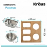Рабочая подставка с контейнерами Kraus Workstation KSC-1006BB