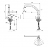 Смеситель для кухонной мойки Lidz CRM 23 48 008-3