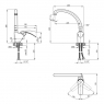 Смеситель для кухонной мойки Lidz CRM Mars 81 007-3