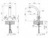 Смеситель для кухонной мойки Lidz CRM Dominox 15 272-2