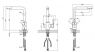 Смеситель для кухонной мойки Lidz BEI Over 38 020 с подключением к фильтру