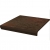 Сходинка з капіносом пряма Ceramika Paradyz Semir Brown 30x33 Сходинка з капіносом пряма Ceramika Paradyz Semir Brown 30x33